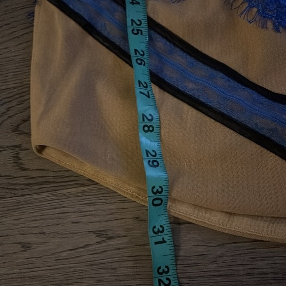 Nordstrom Blue and Cream Mini Dress - Picture 9 of 15